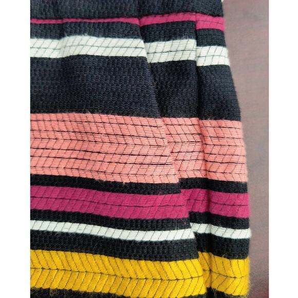 Ann Taylor Factory Shorts Wmn's Sz 6 Multicolor Striped 5" Inseam Woven Pockets - Picture 7 of 16